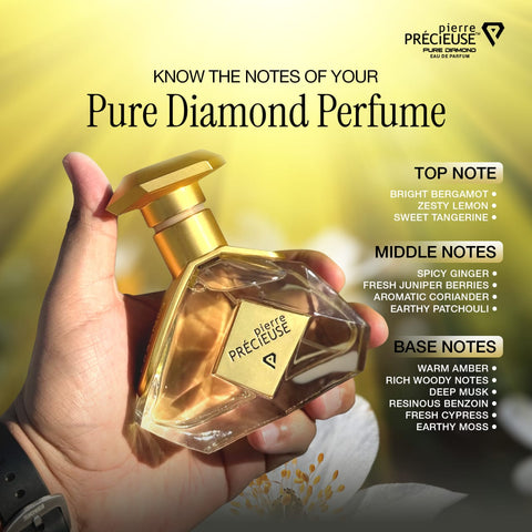 ❤️ Pierre Precieuse Pure Diamond +  Pierre Precieuse white diamond 100ml Unisex Luxury Perfume ❤️